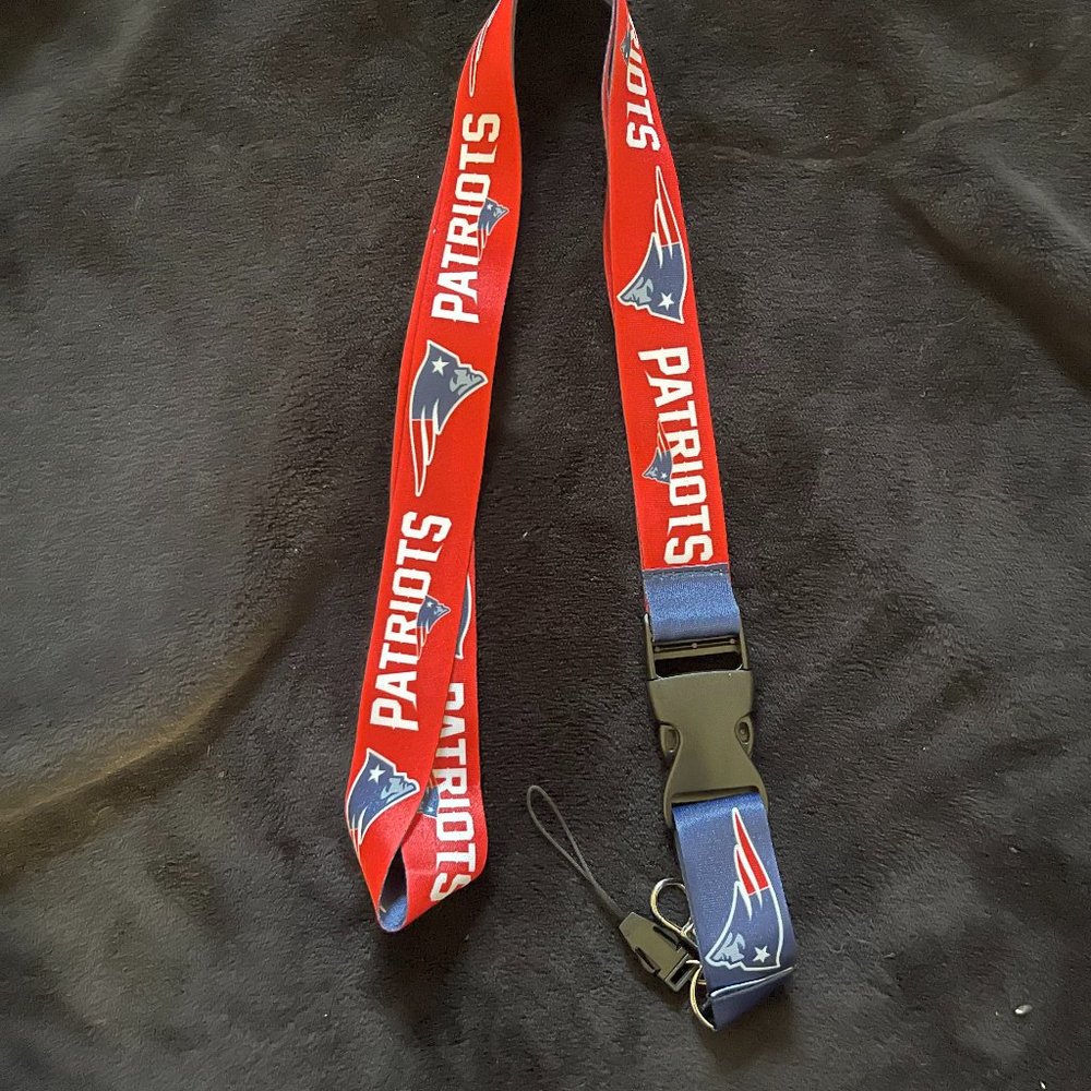New England Patriots Reversible Lanyard